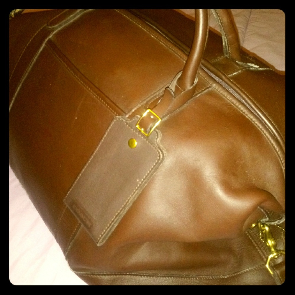Large Coach Overnight Weekender Bag